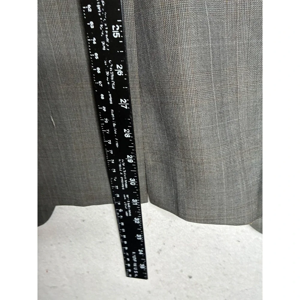 Tommy Hilfiger Mens 41R Grey Glen Plaid 100% Wool‎ 2-Button Blazer Sport Coat